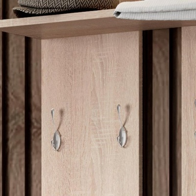 Móvel de Entrada com Gaveta, Sapateira, Espelho e Cabide - Disponível em 4 cores