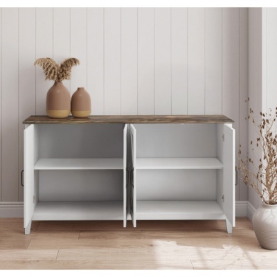 Aparador Rústico 140cm - Disponível em 2 cores