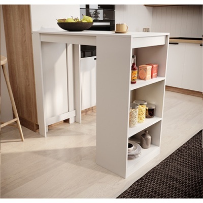 Mesa Alta com Arrumação - Disponível em 2 cores