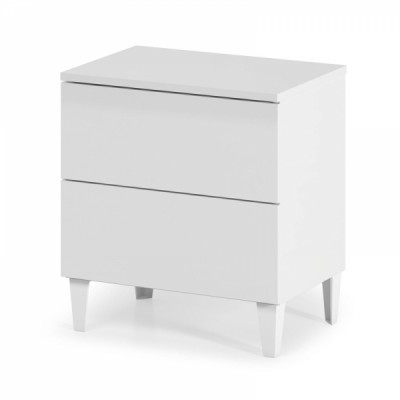 Mesa de Cabeceira Low 2 Gavetas - 2 cores