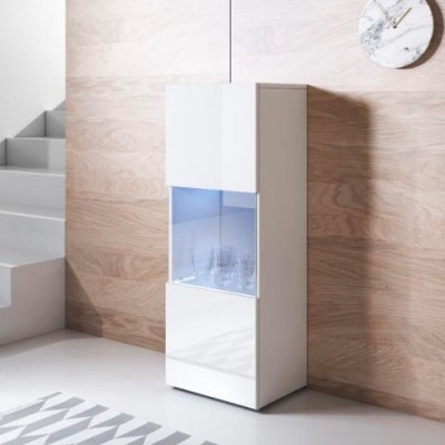 Vitrine Kol V3 com luz de presença LED - Disponível em 5 cores