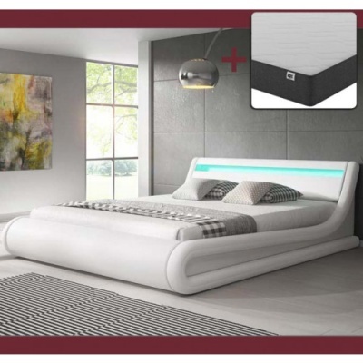 Cama de Casal 160X200cm com Estrado elevatório + Colchão