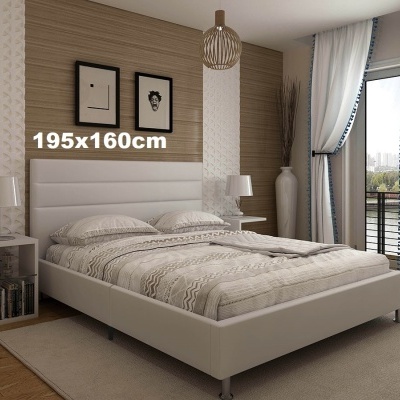 Cama de Casal Confort 160x200cm com estrado incluído - Disponível em 2 cores