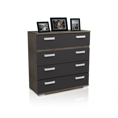 Cómoda de 4 Gavetas - Disponível em 4 cores