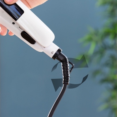 Ferro Cerâmico a vapor para o cabelo