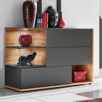 Aparador Solon com Luz de presença LED - Disponível em 3 cores