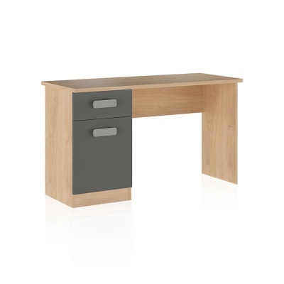 Secretária com Gaveta e Porta de Arrumação - Disponível em 4 cores