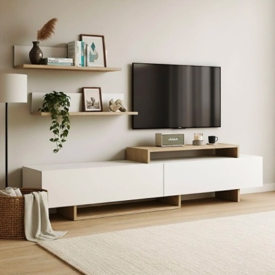 Conjunto de Móveis de Sala Moderno 200cm