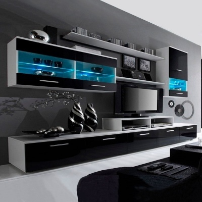 Conjunto de Móveis de Sala Alfa - Disponíveis em 2 cores