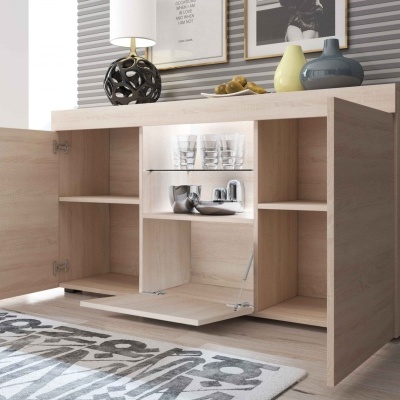 Aparador Saf com luz LED - Disponível em 4 cores