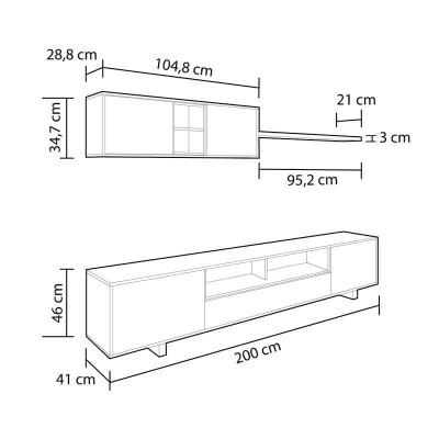 Móveis de Sala Blues - Disponível em 2 cores