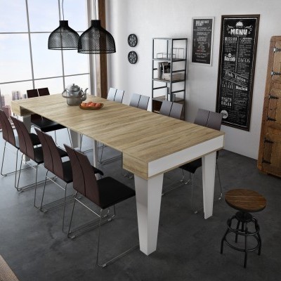 Consola e Mesa de Refeições Extensível - Disponível em 3 Medidas