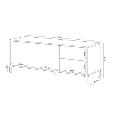 Móvel Tv Klyn Estilo Nórdico - Disponível em 2 cores