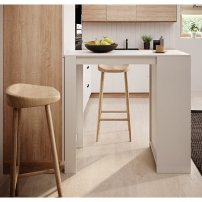 Mesa Alta com Arrumação - Disponível em 2 cores