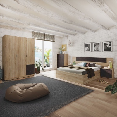 Conjunto de Mobiliário de Quarto - Disponível em 2 cores