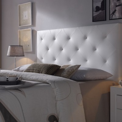 Cabeceira de Cama em polipele e capitoné - Disponível em 2 medidas e 3 cores