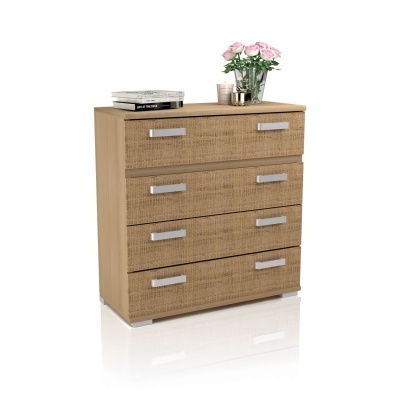 Cómoda de 4 Gavetas - Disponível em 4 cores