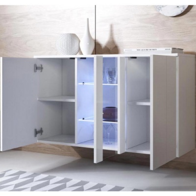 Aparador de Parede Koi com luz LED - Disponível em 5 cores