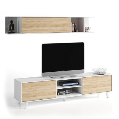 Móvel Tv + Estante estilo nórdico
