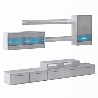 Conjunto de Móveis de Sala Alfa - Disponíveis em 2 cores