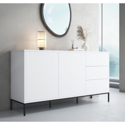 Aparador 3 gavetas e 2 portas - Disponível em 2 cores