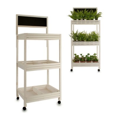 Estante em Madeira com Quadro Ardósia