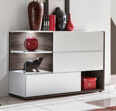 Aparador Solon com Luz de presença LED - Disponível em 3 cores