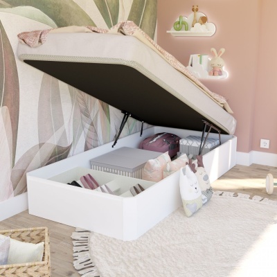 Sommier de Solteiro com Sapateira - Disponível em 3 cores