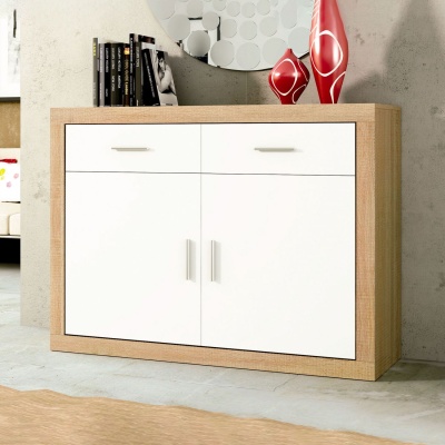 Aparador 2 Gavetas e 2 Portas - Disponível em 3 cores