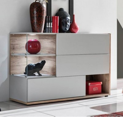 Aparador Solon com Luz de presença LED - Disponível em 3 cores