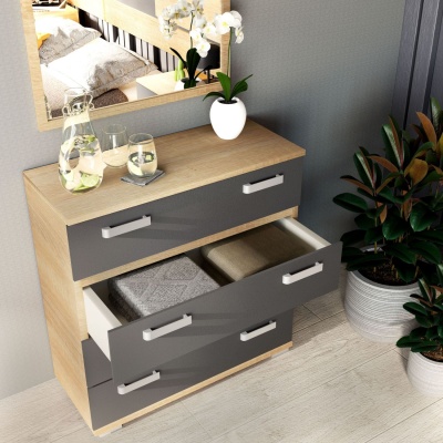 Cómoda de 4 Gavetas - Disponível em 4 cores