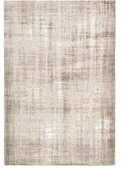 Tapete retangular neutro com padrão abstrato