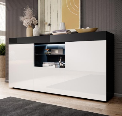 Aparador Saf com luz LED - Disponível em 2 cores