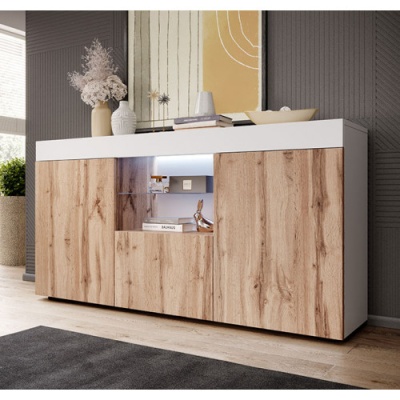 Aparador Saf com luz LED - Disponível em 7 cores