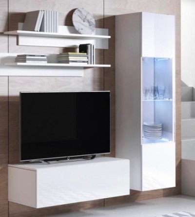 Conjunto de Móveis de Sala Koi3 com luz LED - Disponível em 5 cores