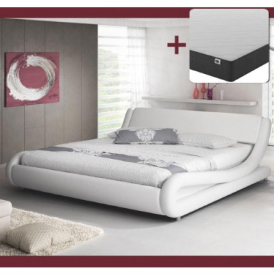 Cama de Casal Picci + Colchão 200x180cm - Disponível em 2 cores