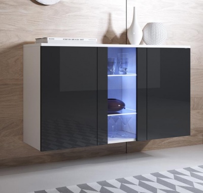 Aparador de Parede Koi com luz LED - Disponível em 5 cores