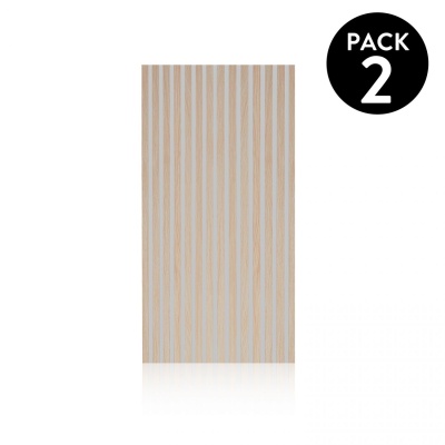 Pack 2 Painel Ripado Decorativo - Disponível em 3 cores
