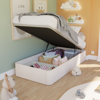 Sommier de Solteiro com Sapateira - Disponível em 3 cores