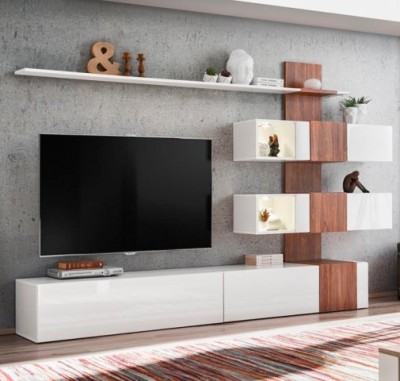 Móveis de Sala Caramel com Luz de presença LED