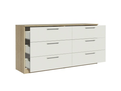 Cómoda de 6 gavetas