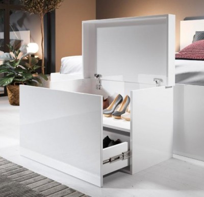 Sapateira Baú  - Disponível em 2 cores