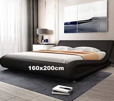 Cama de Casal Picci 160x200cm - Disponível em 2 cores