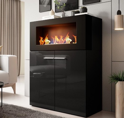 Aparador com Lareira Incluída