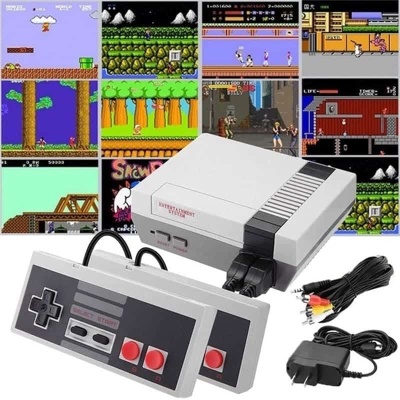 Consola Retro Mini Versão 620 Classic Games com 2 Comandos
