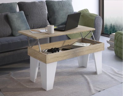 Mesa de Centro Elevatória - Disponível em 3 cores