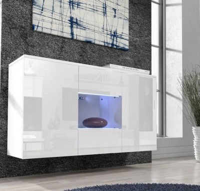 Aparador de Parede Lei com luz LED - Disponível em 5 cores