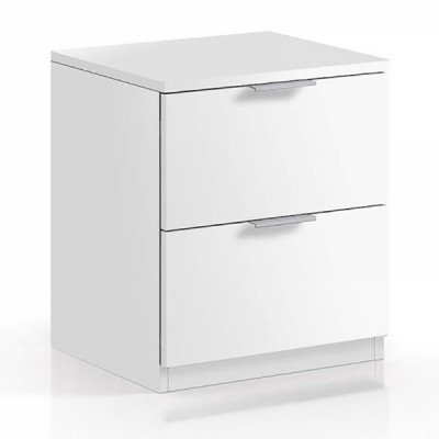 Mesa de Cabeceira 2 Gavetas - Disponível em 2 cores