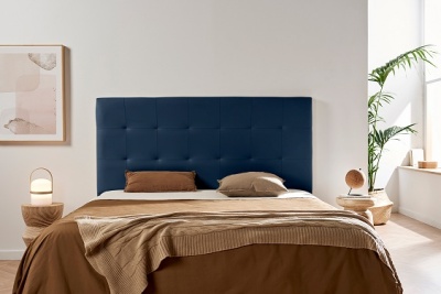 Cabeceira de Cama Atenas em couro sintético - Disponível em 10 medidas e 12 cores