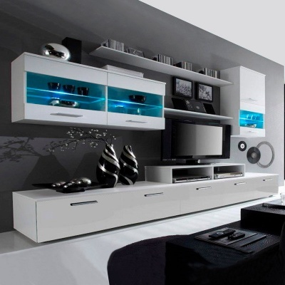 Conjunto de Móveis de Sala Alfa - Disponíveis em 2 cores